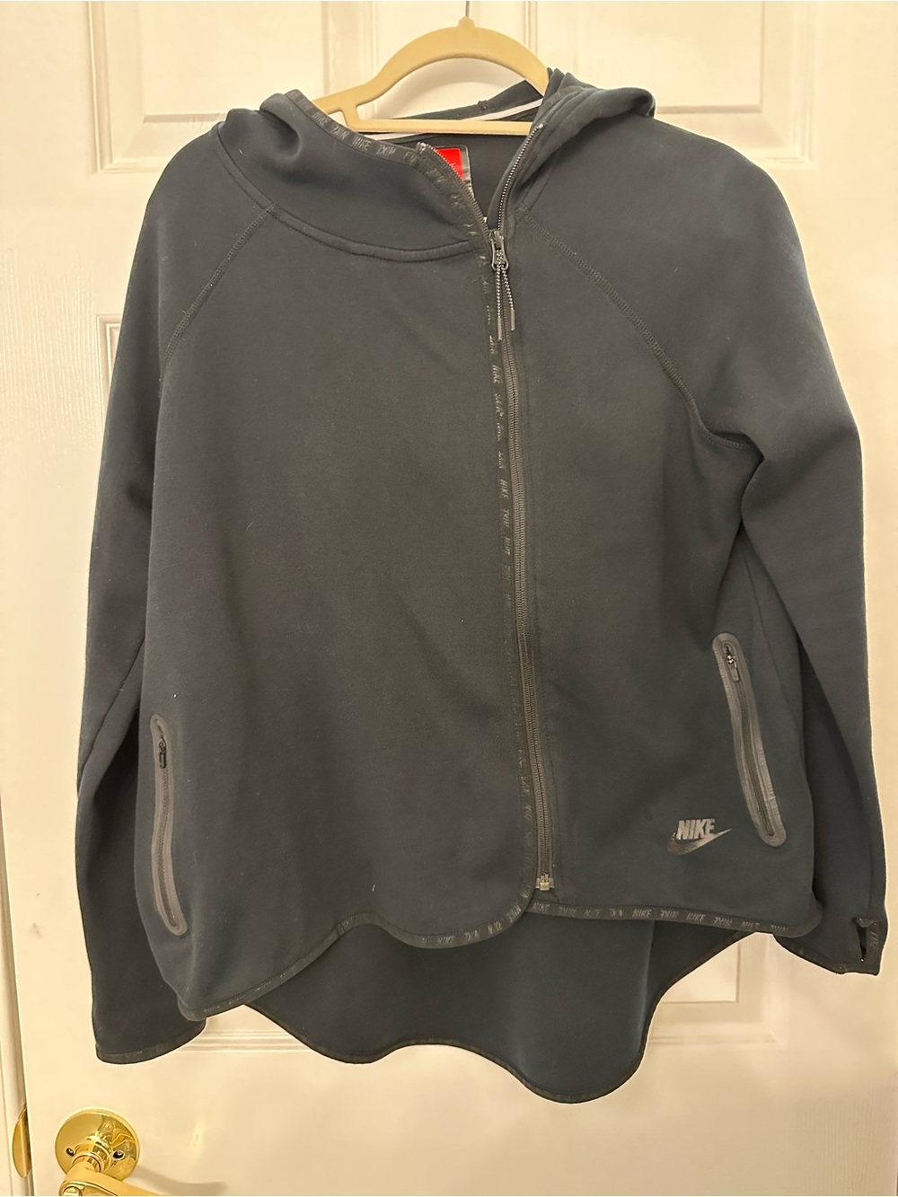 Nike black Full-Zip Hooded Sweatshirt